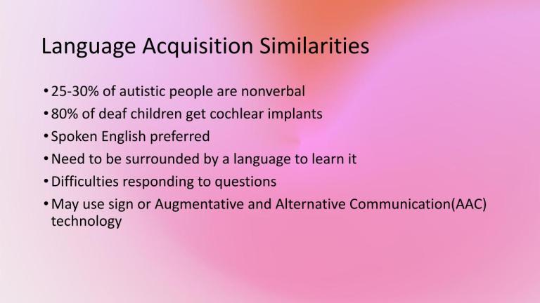 Audism and Autism: An Investigation of the Similarities and Differences ...